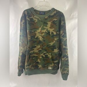 Ralph Lauren Blue Label Camouflage Sweater Sz XL 18/20